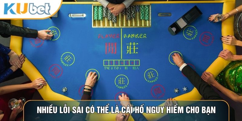Nhiều lỗi sai có thể là cái hố nguy hiểm cho bạn